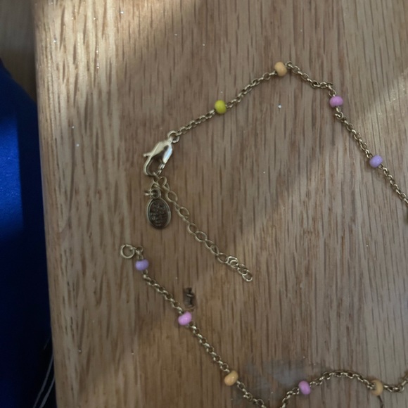 Alex and Ani Polly Pocket Heart Necklace - Gold with Pastel Beads - Picture 8 of 10